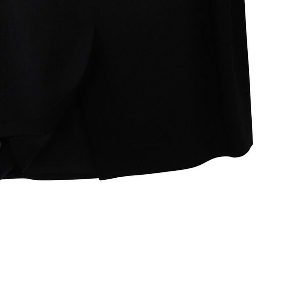 Vintage Talbots Womens Linen Blend Two Piece Skirt Blazer Outfit Sz 4 Navy Blue - Picture 8 of 9